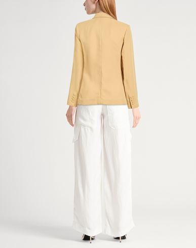 Woman Blazer Sand Size 10 Polyamide, Viscose