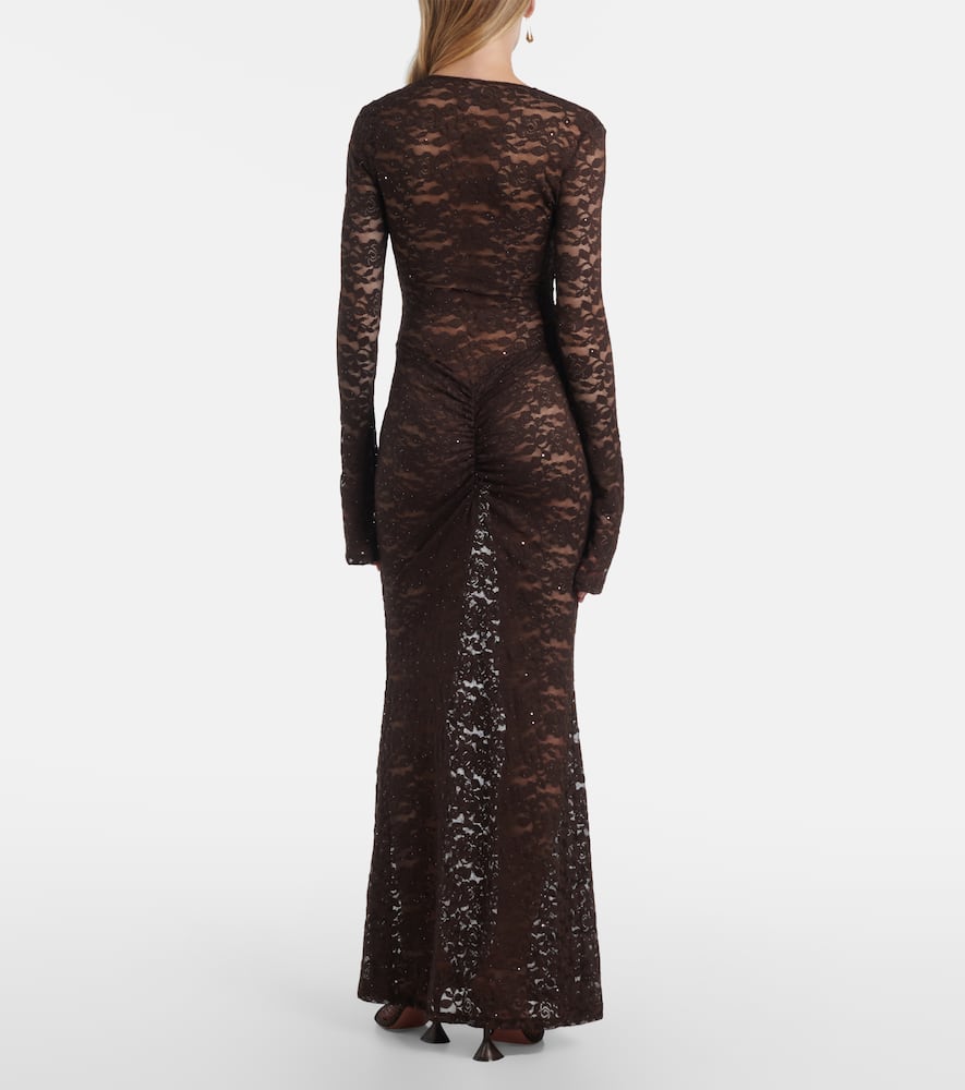 Tyler floral lace maxi dress