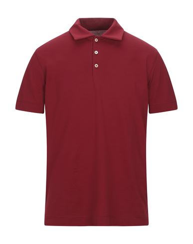 Man Polo shirt Brick Size M Cotton, Elastane