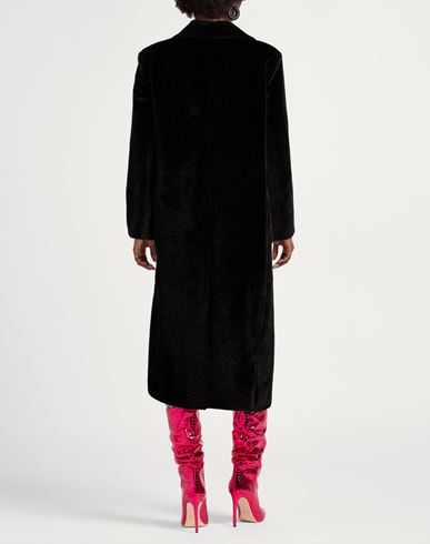 Woman Coat Black Size 2 Polyester