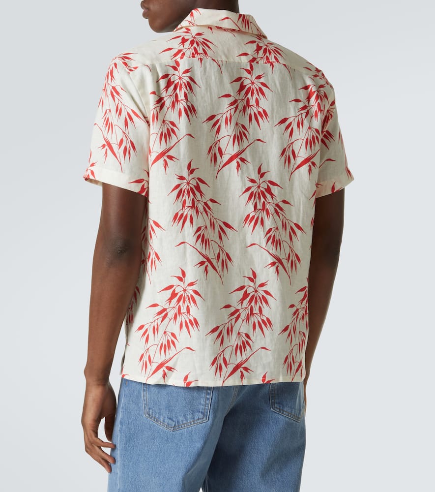 Hibbert printed linen shirt