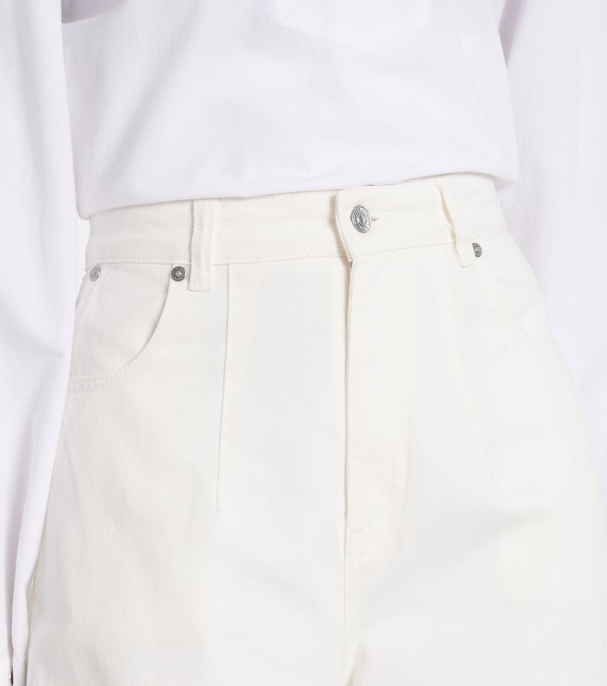 High-rise wide-leg jeans
