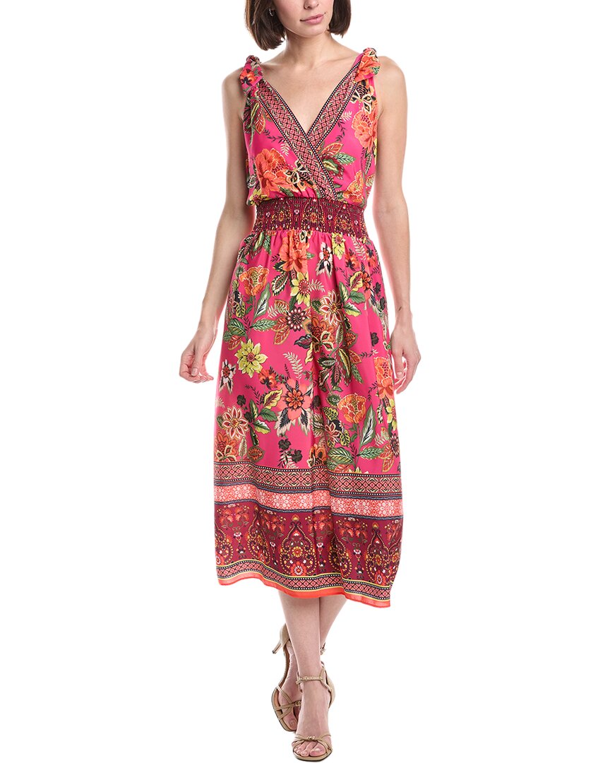 Sleeveless Printed Midi Dress