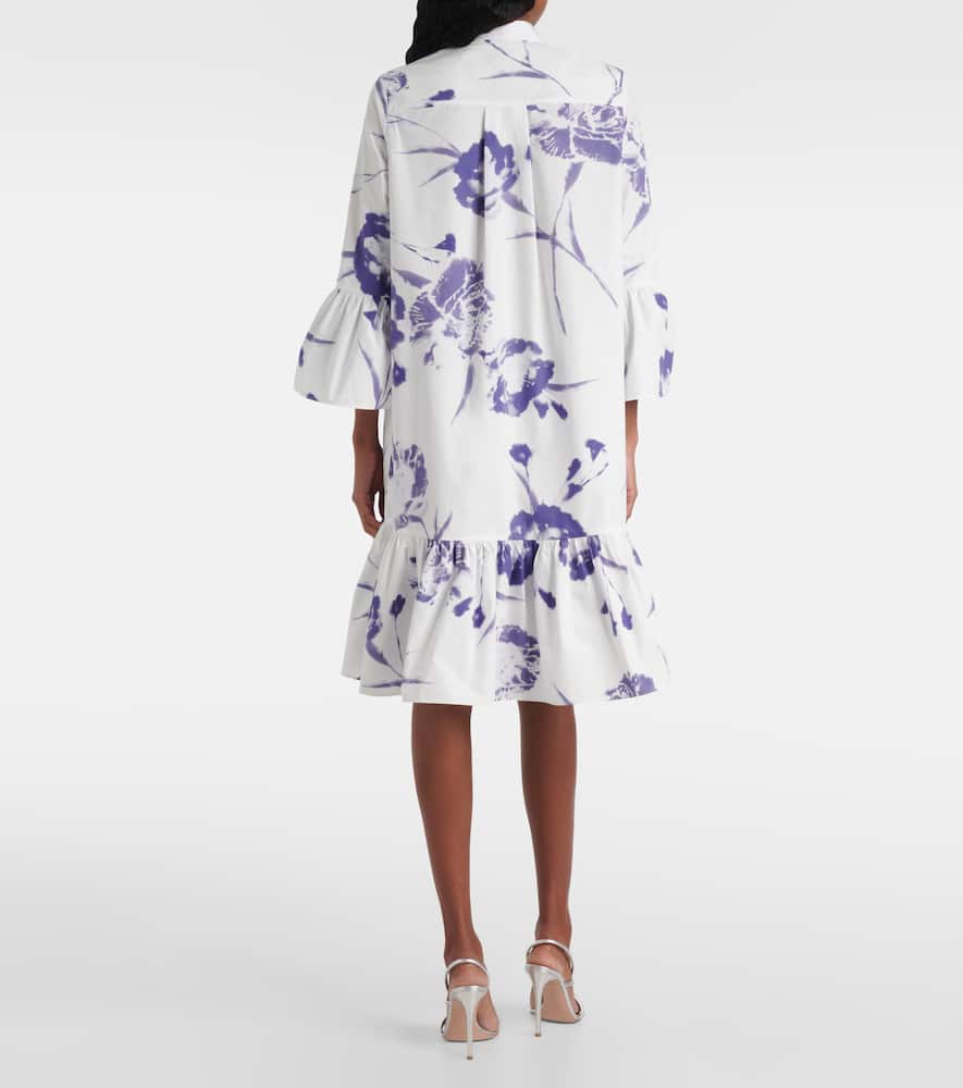 Floral cotton minidress