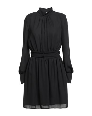 Woman Mini dress Black Size S Polyester