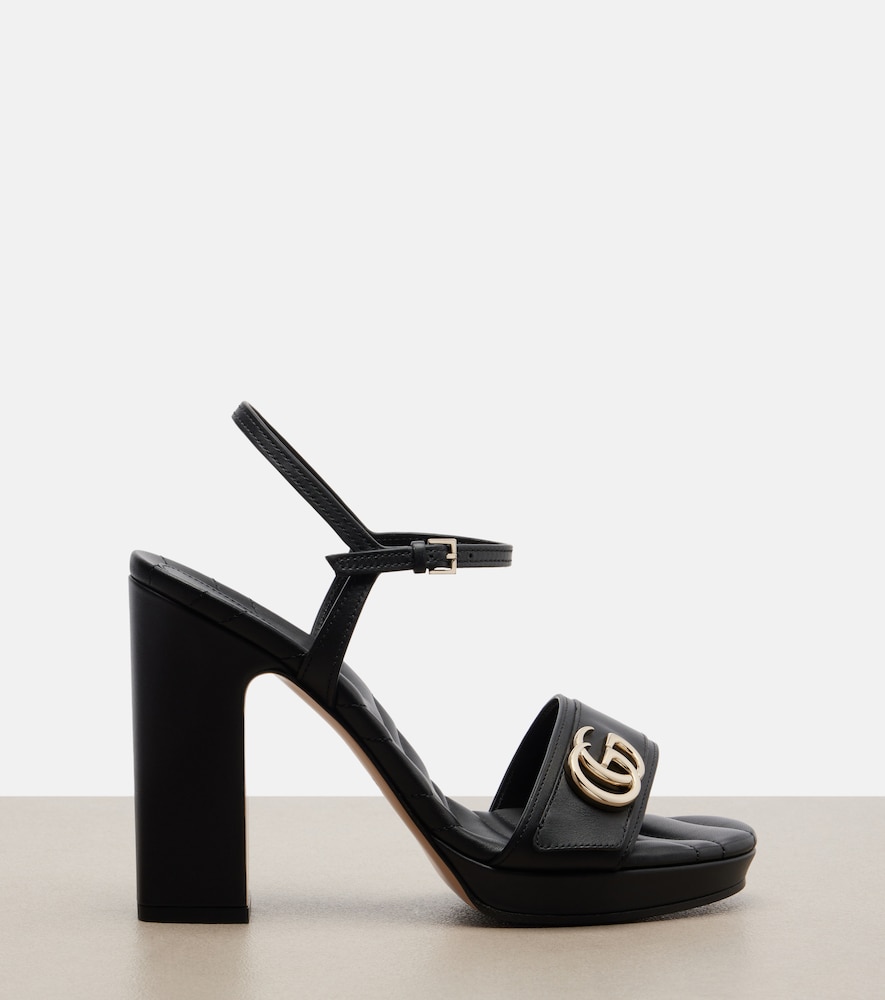 New Marmont GG leather sandals