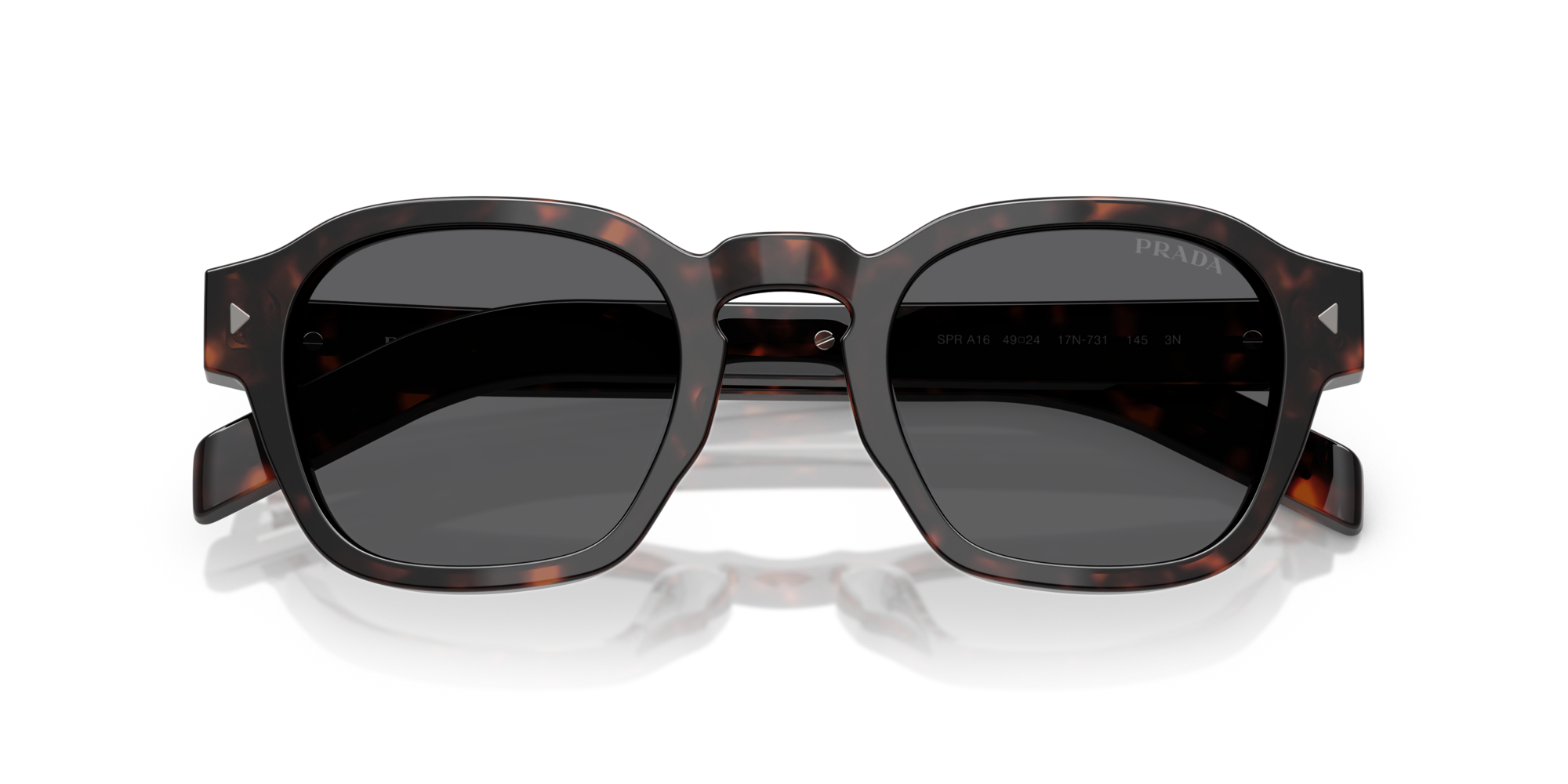 Prada Man Prada PR A16S 17N731 Sunglasses Acetate Turtle Grey Pantos Norma
