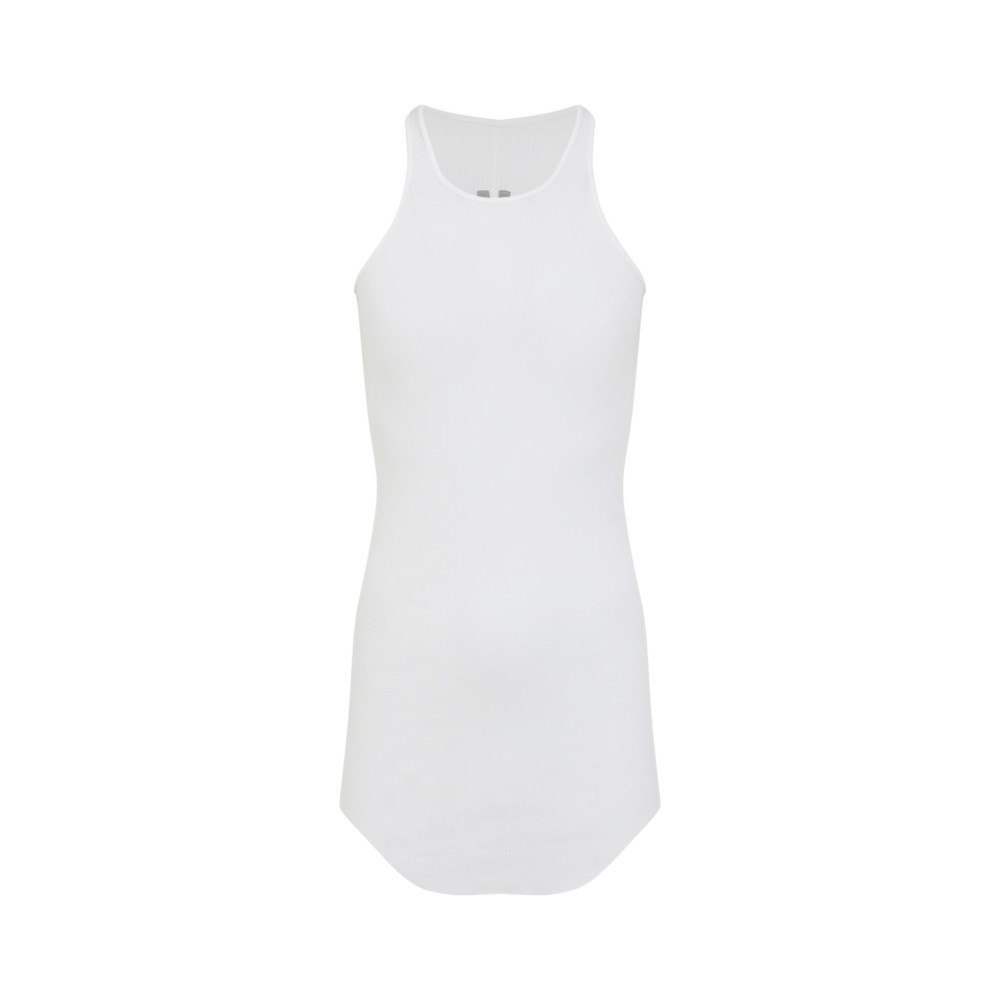 White Solid Tank Top