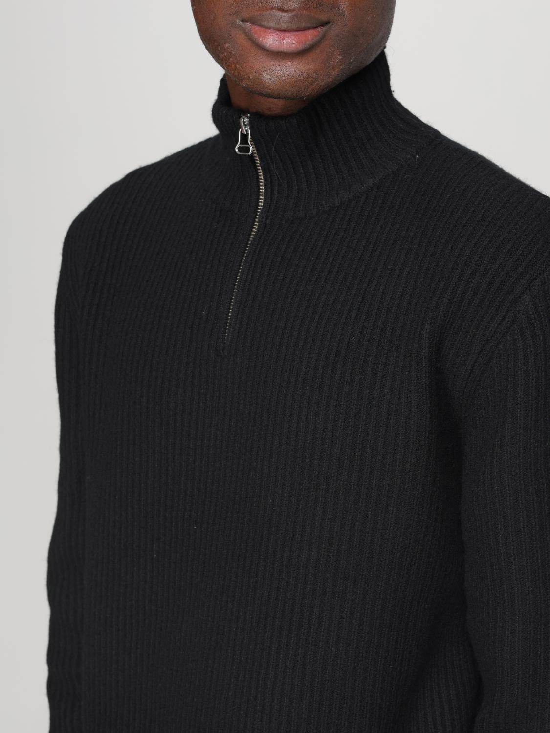 Ribbed-knit wool jumper - Blue