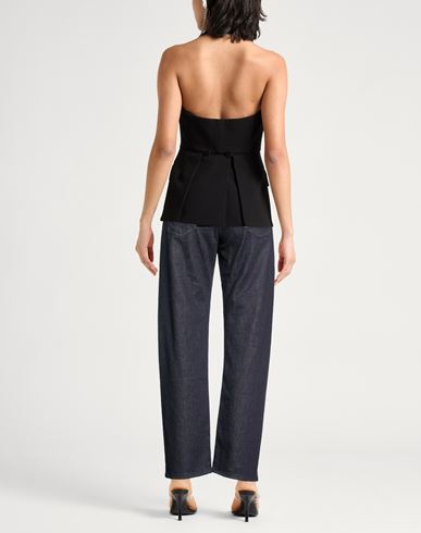 Woman Jeans Navy Size 12 Cotton, Cashmere, Elastane