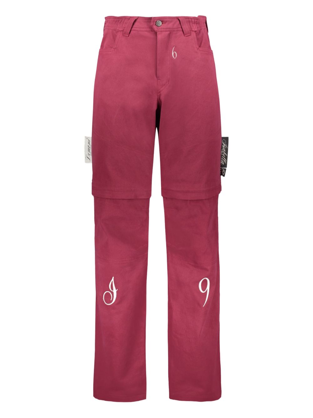 Isabella 1985 cotton trousers - Red