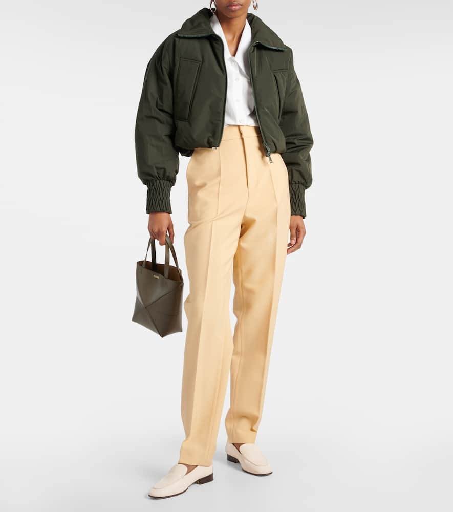Padded bomber jacket