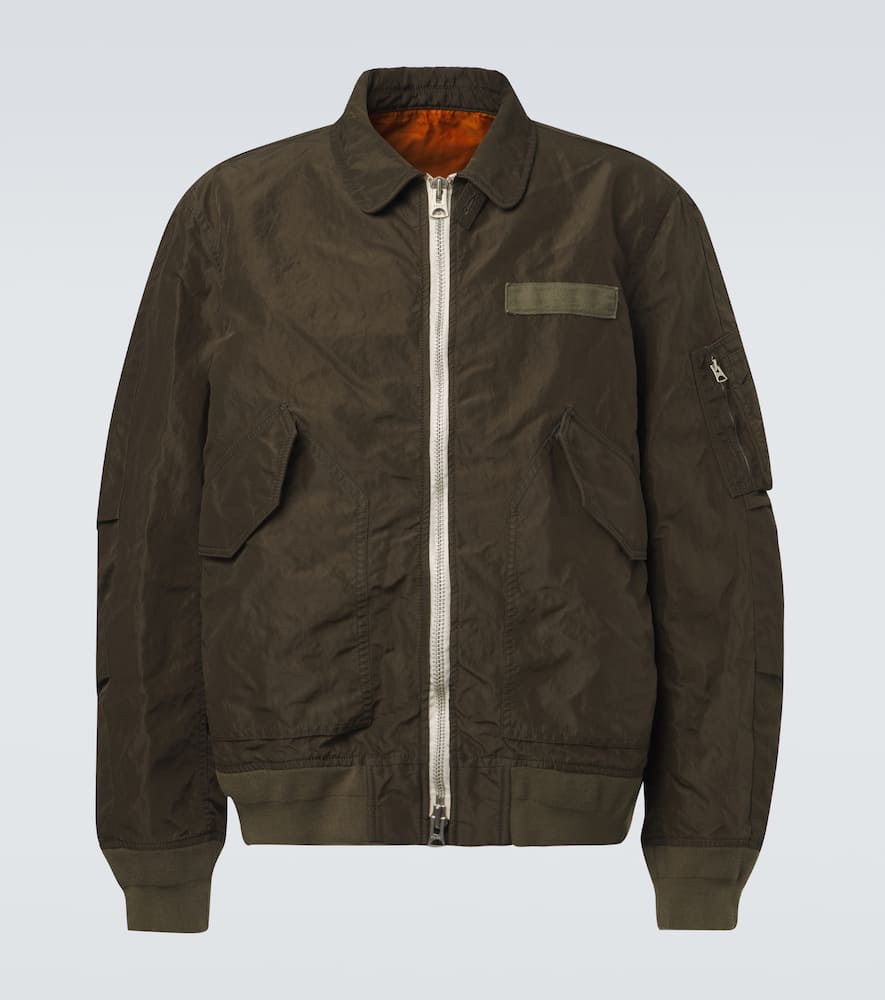 Twill blouson jacket