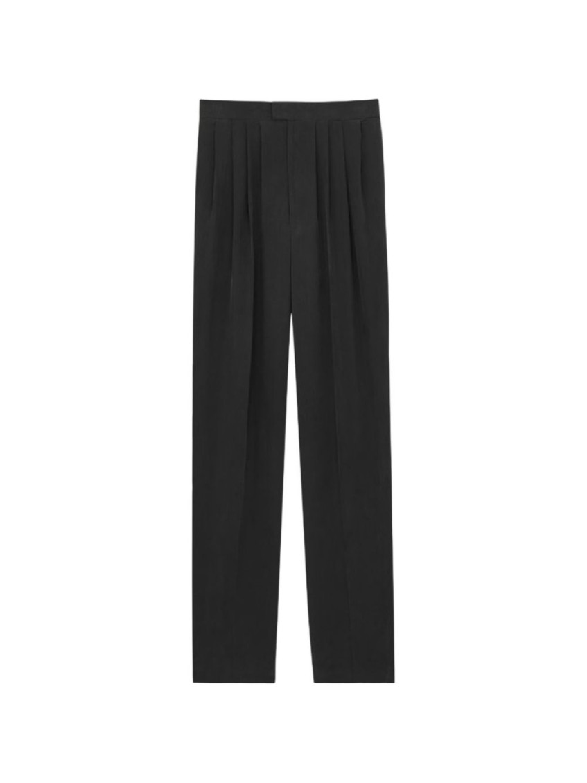 Black Silk Pants