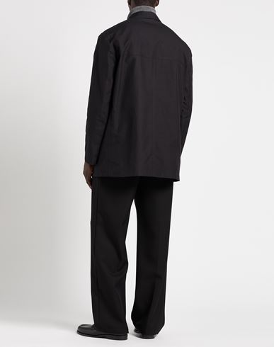 Man Blazer Black Size 42 Cotton