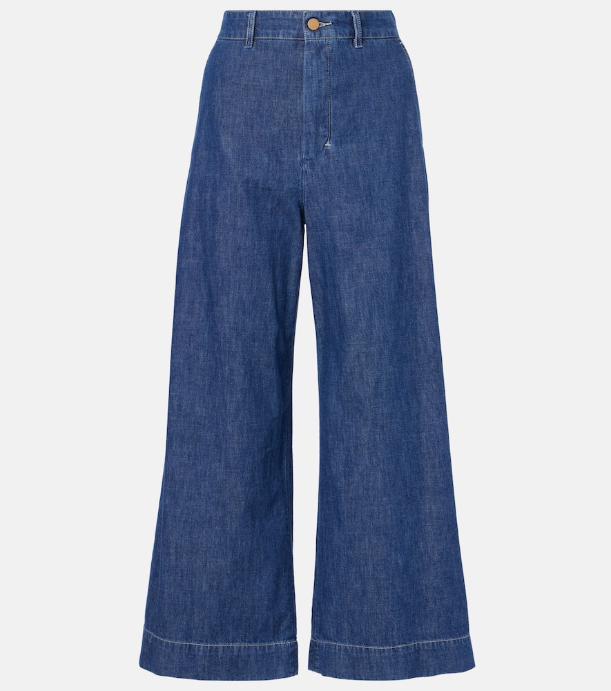 Paul high-rise wide-leg jeans