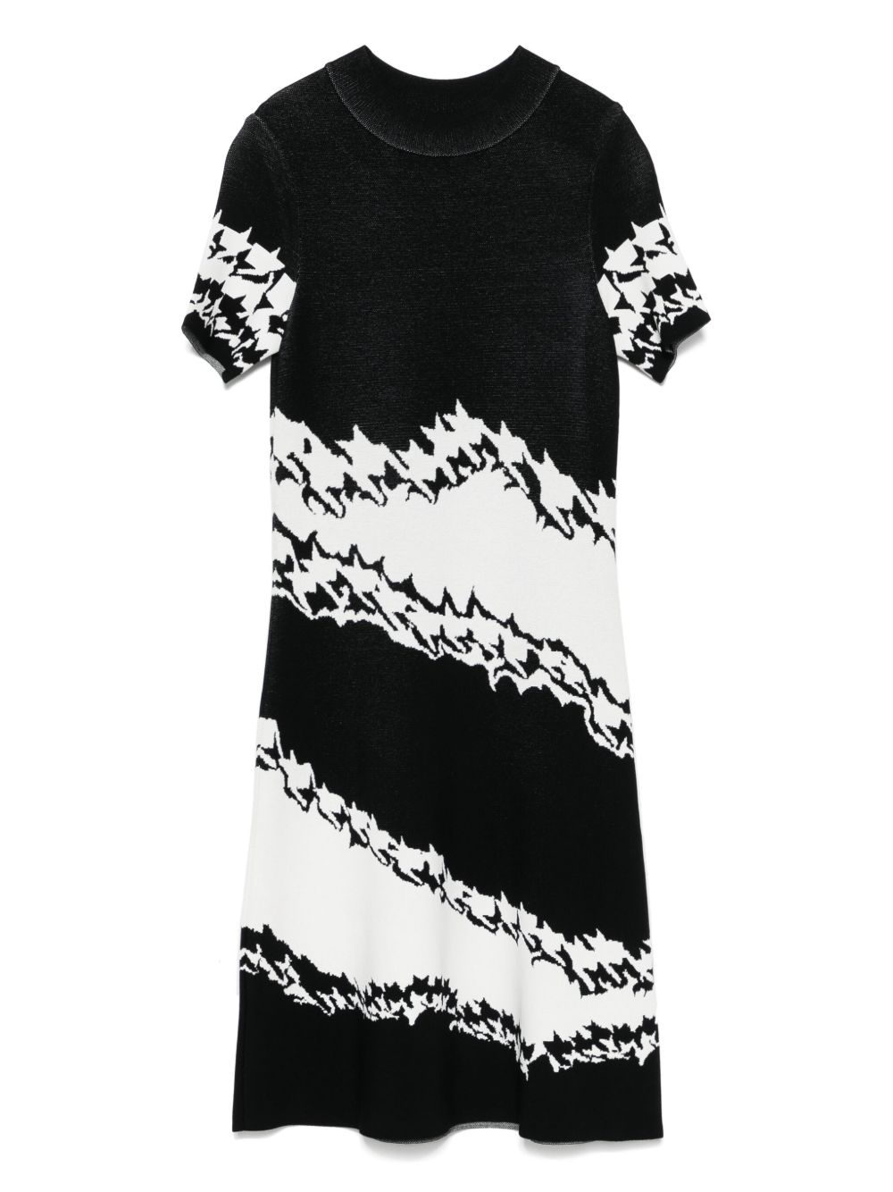 MARCCAIN printed midi dress - Black