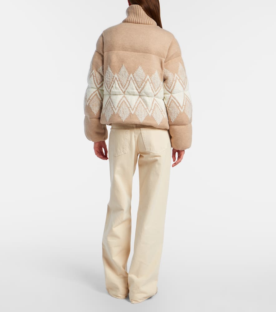 Belinda knitted puffer jacket