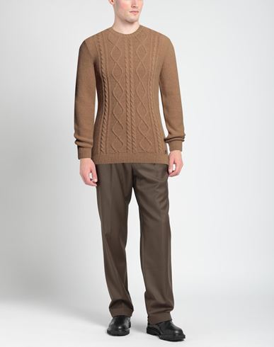 Bl.11 Block Eleven Man Sweater Camel Size L Acrylic, Wool, Alpaca wool, Viscose