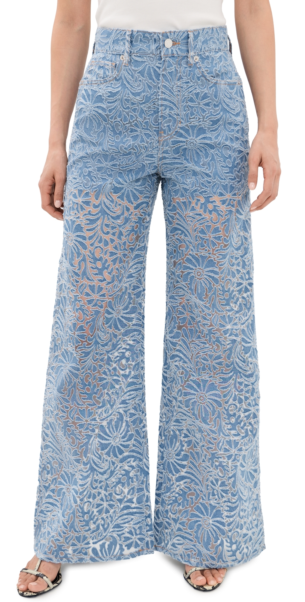 Taylor Floral Burnout Jeans Lkshre