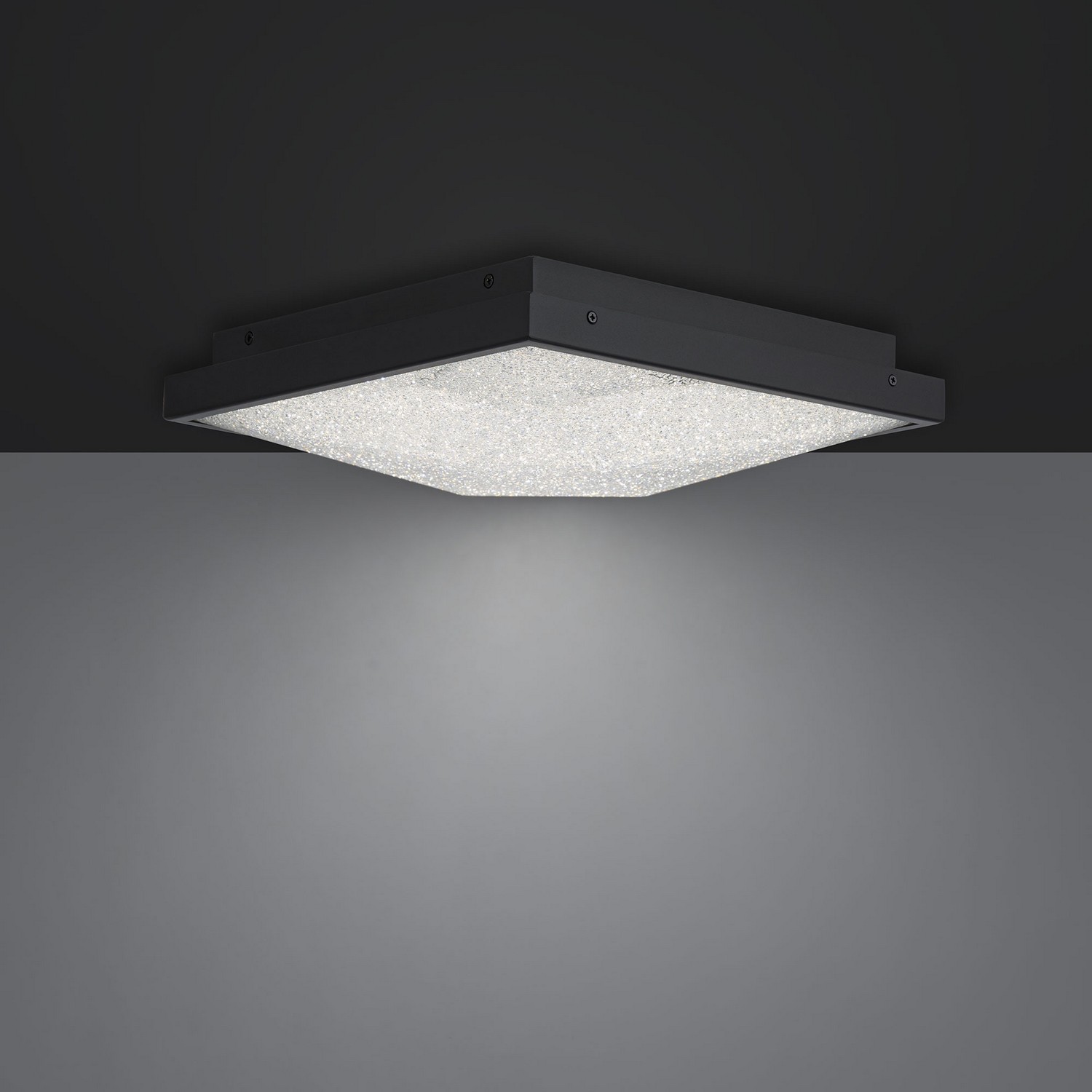 Aged Brass LED Flush Mount from the Wisteria Collection
