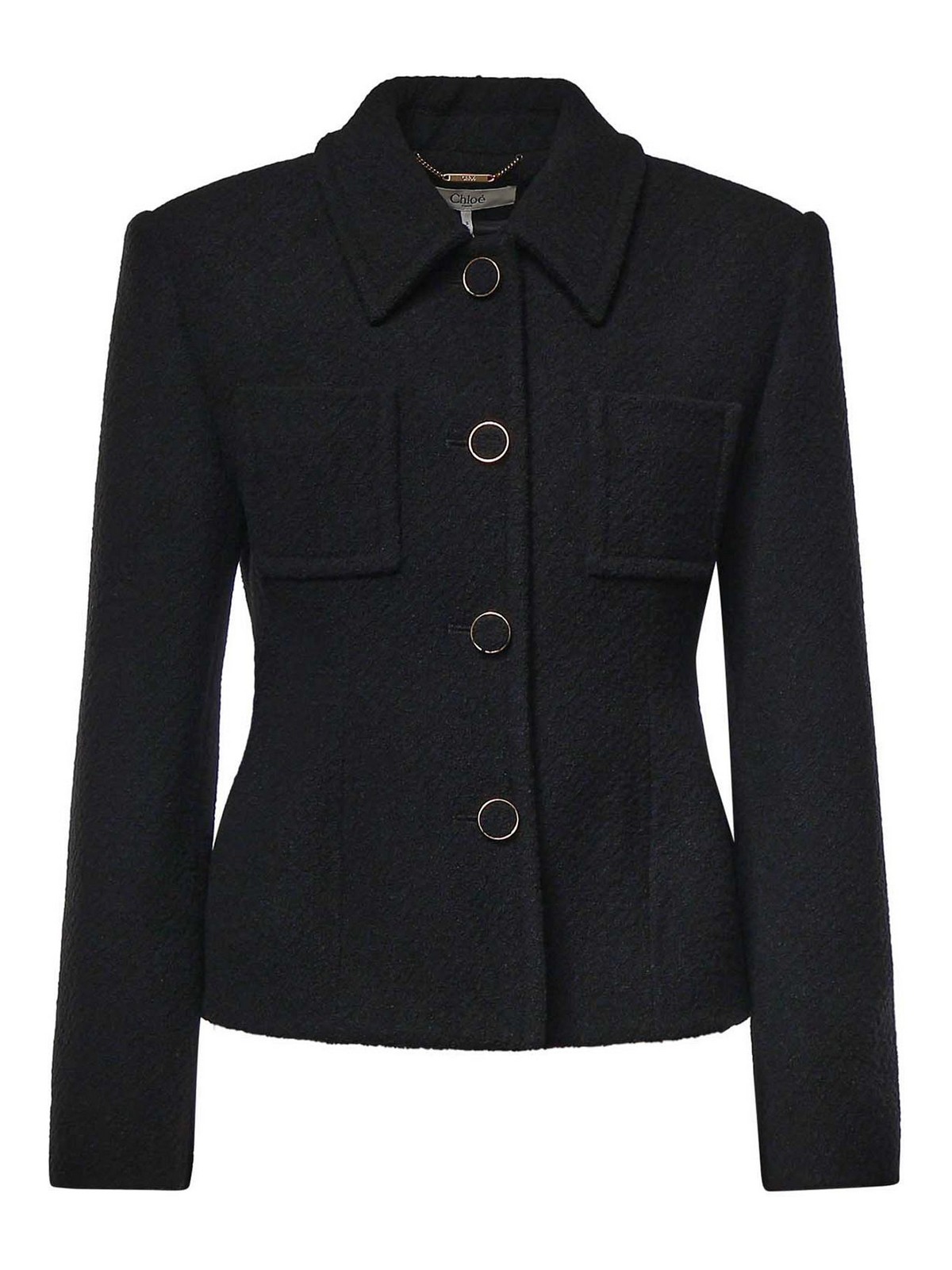 Tailored Boucl Wool Jacket