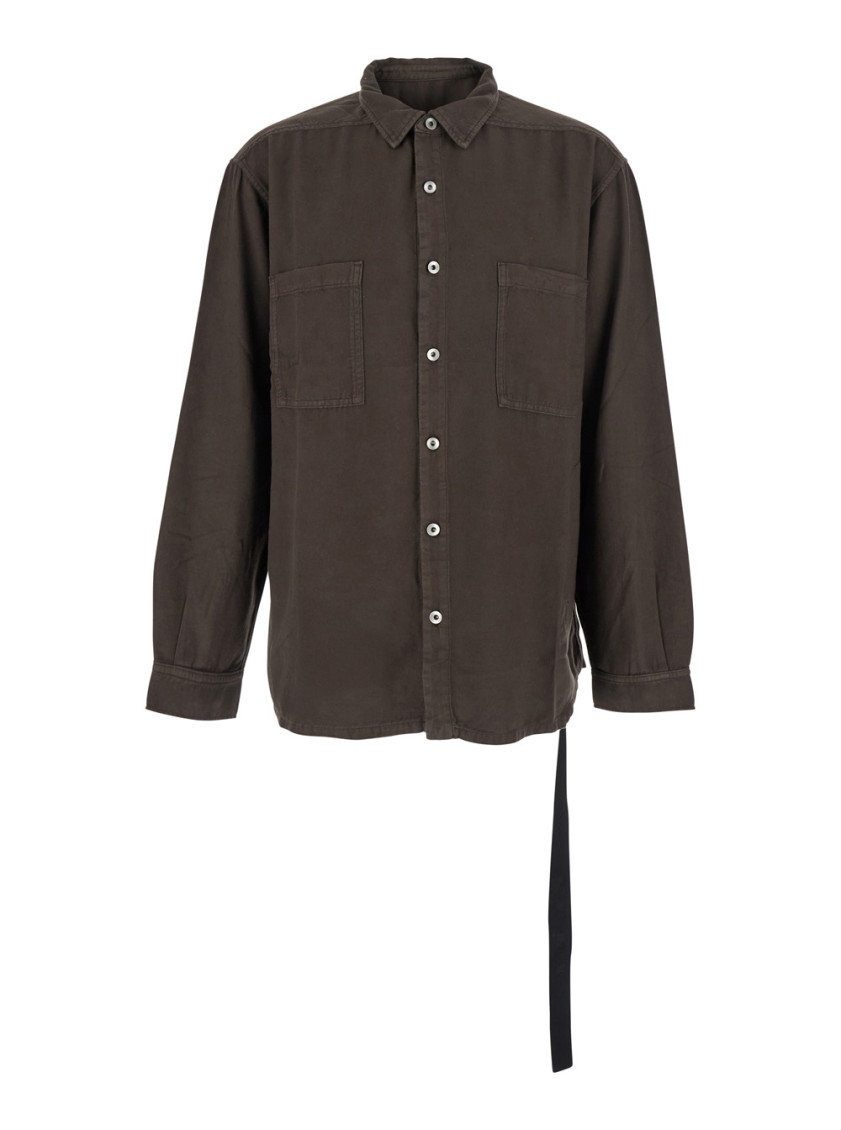 Dark Brown Solid Shirt