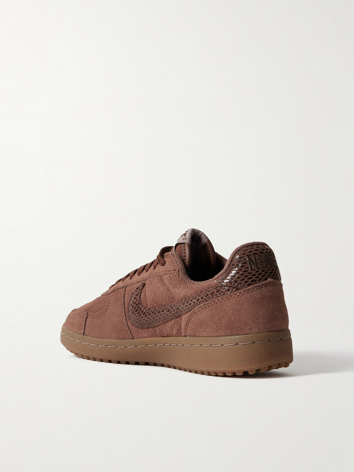 Field General Paneled Suede Sneakers - Brown