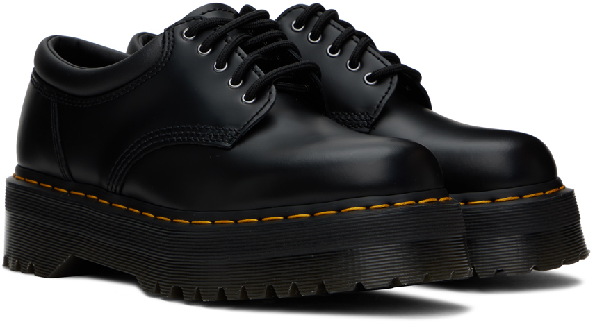 Dr. Martens Black 8053 Leather Platform Derbys