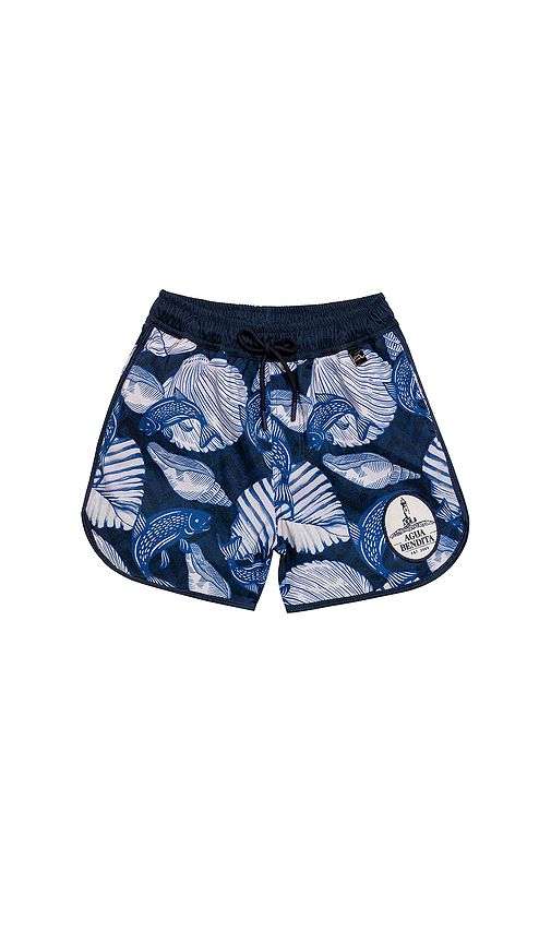 Agua Bendita SHORT DE BAIN TIAGO SEREIA en Navy. 2. Also