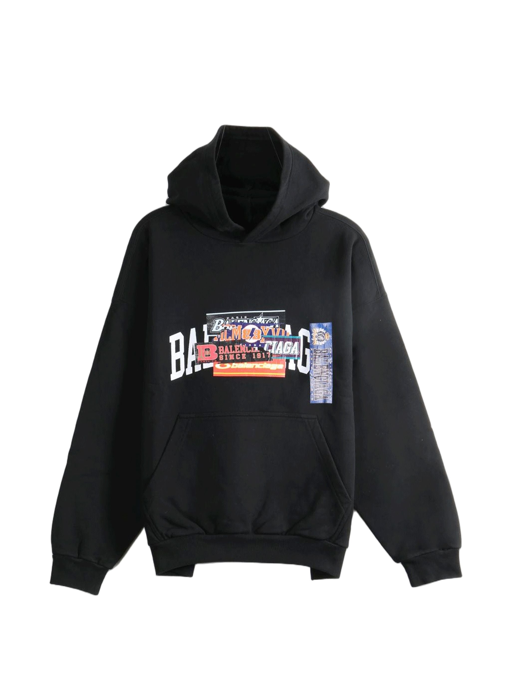 Logo-Print Cotton Hoodie for Men