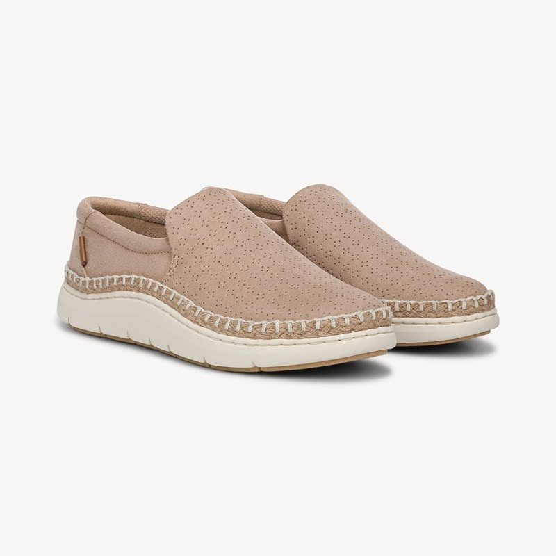 Time Off Flex Slip On Shoes Cuban Sand Fabric DRSCH Microfiber