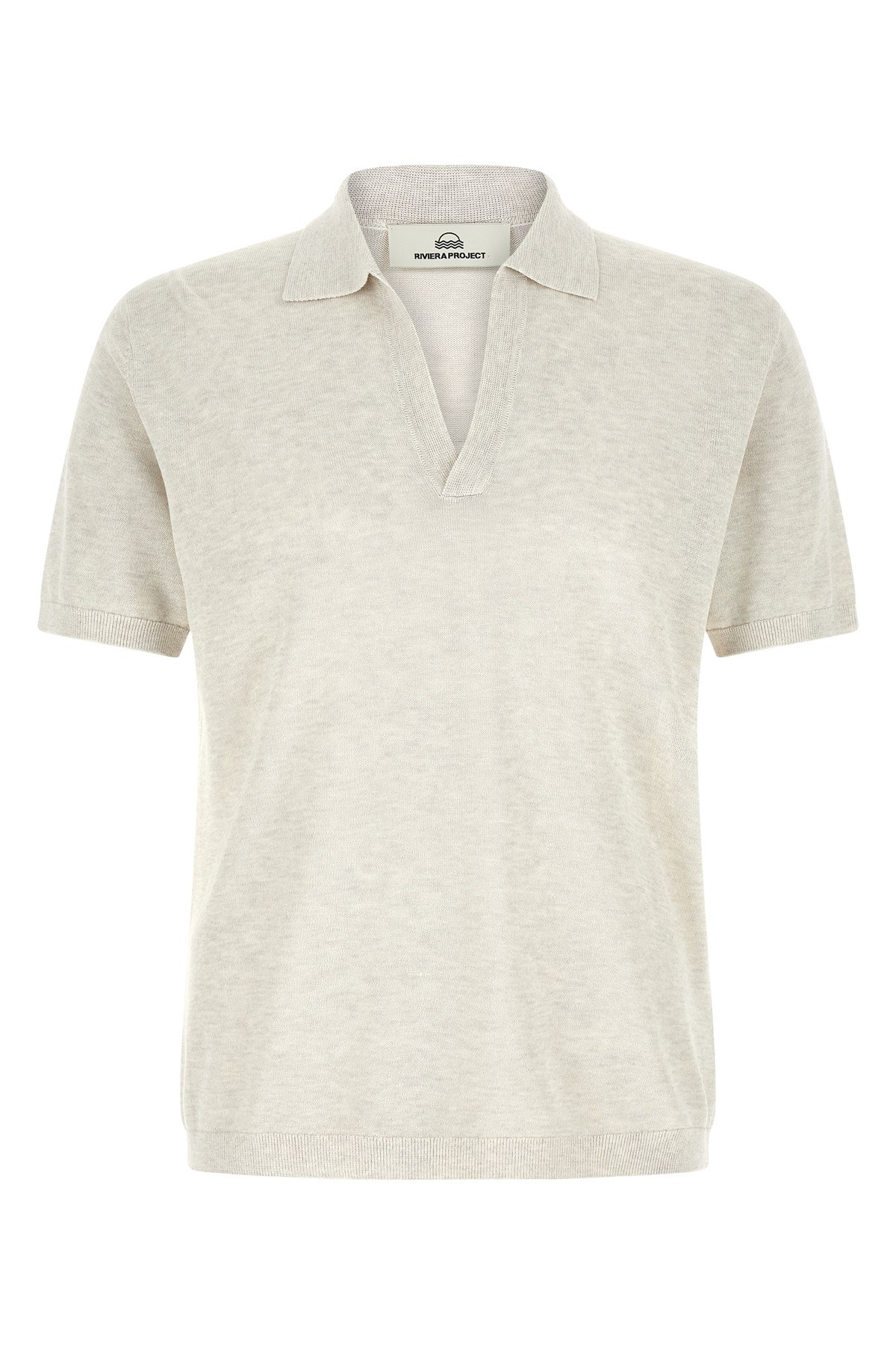 Open Collar Polo Shirt