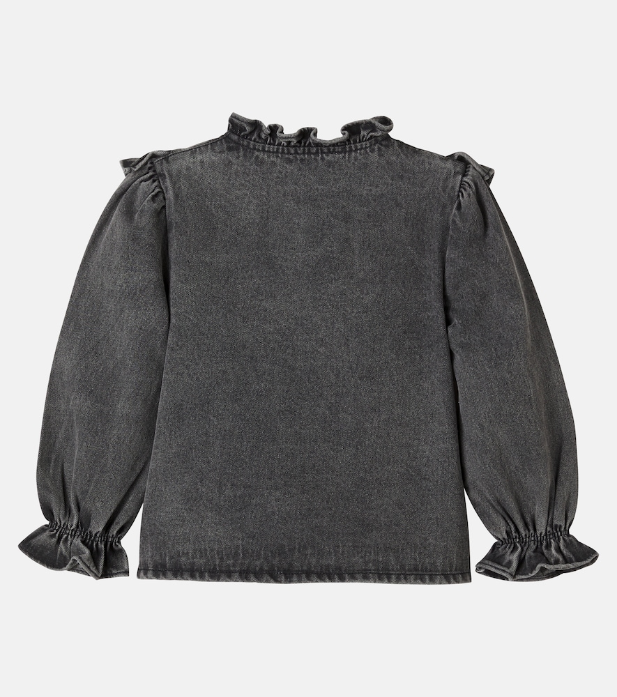 Roby ruffled denim shirt
