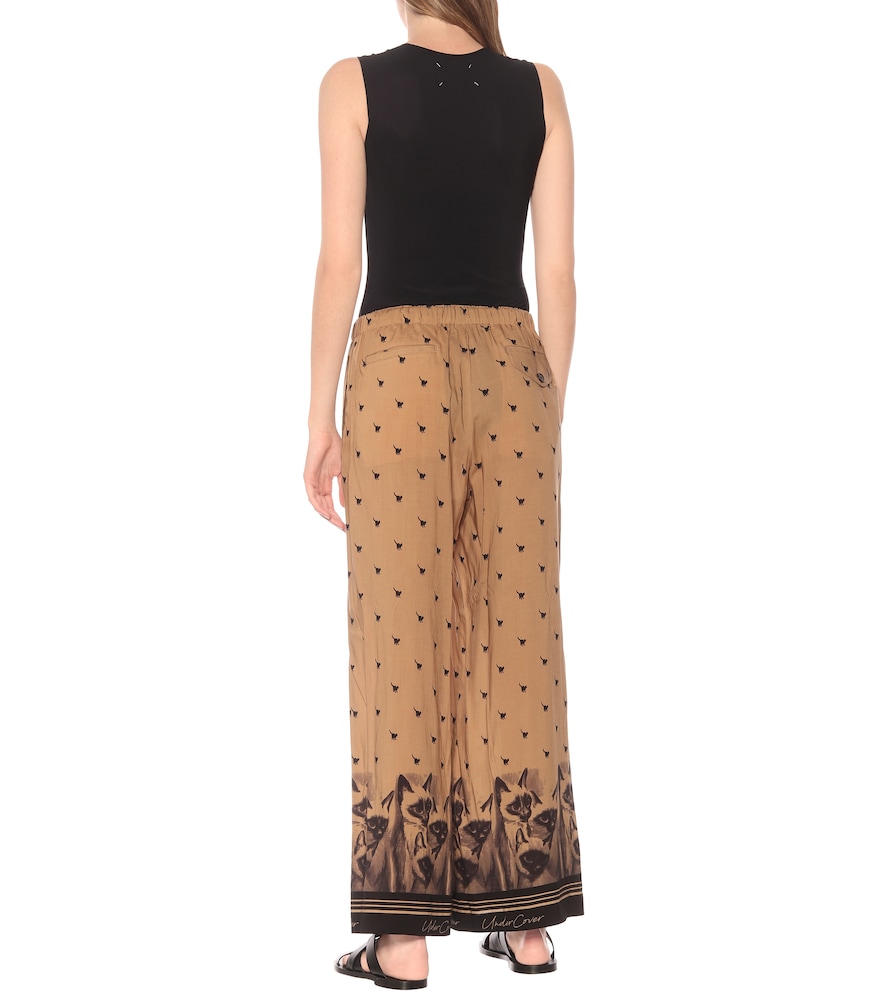 Printed drawstring pants