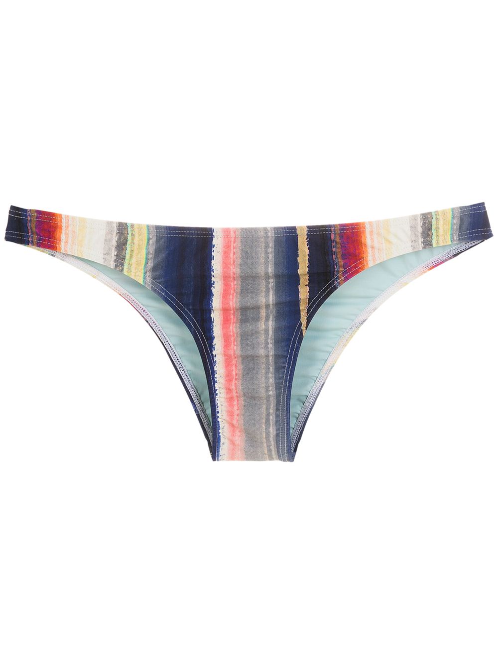 Poipu stripe-print bikini bottoms - Multicolour
