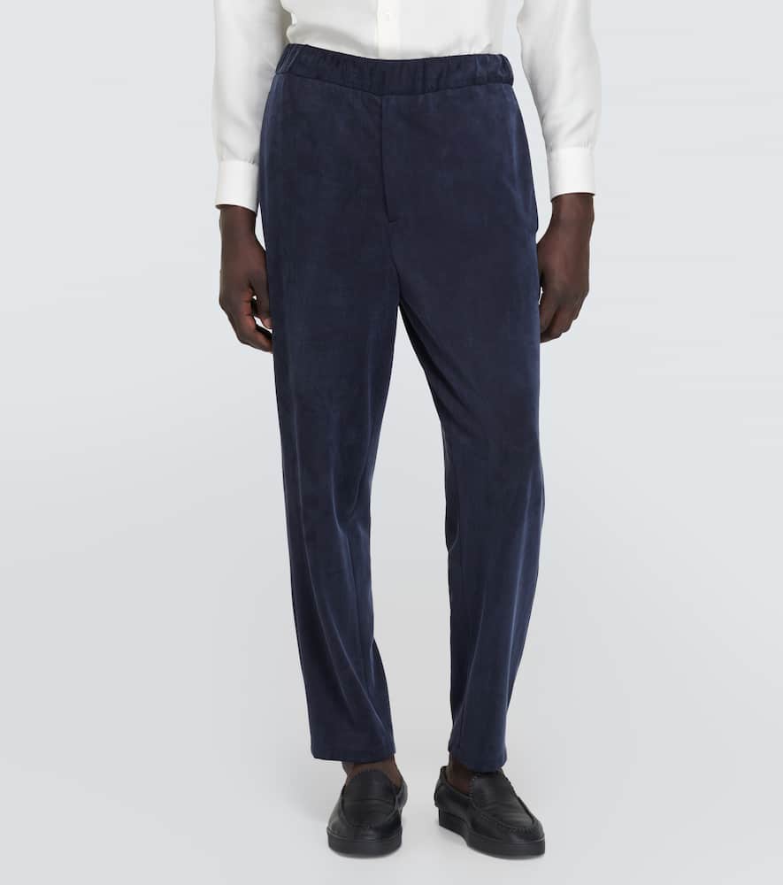 Jersey straight pants