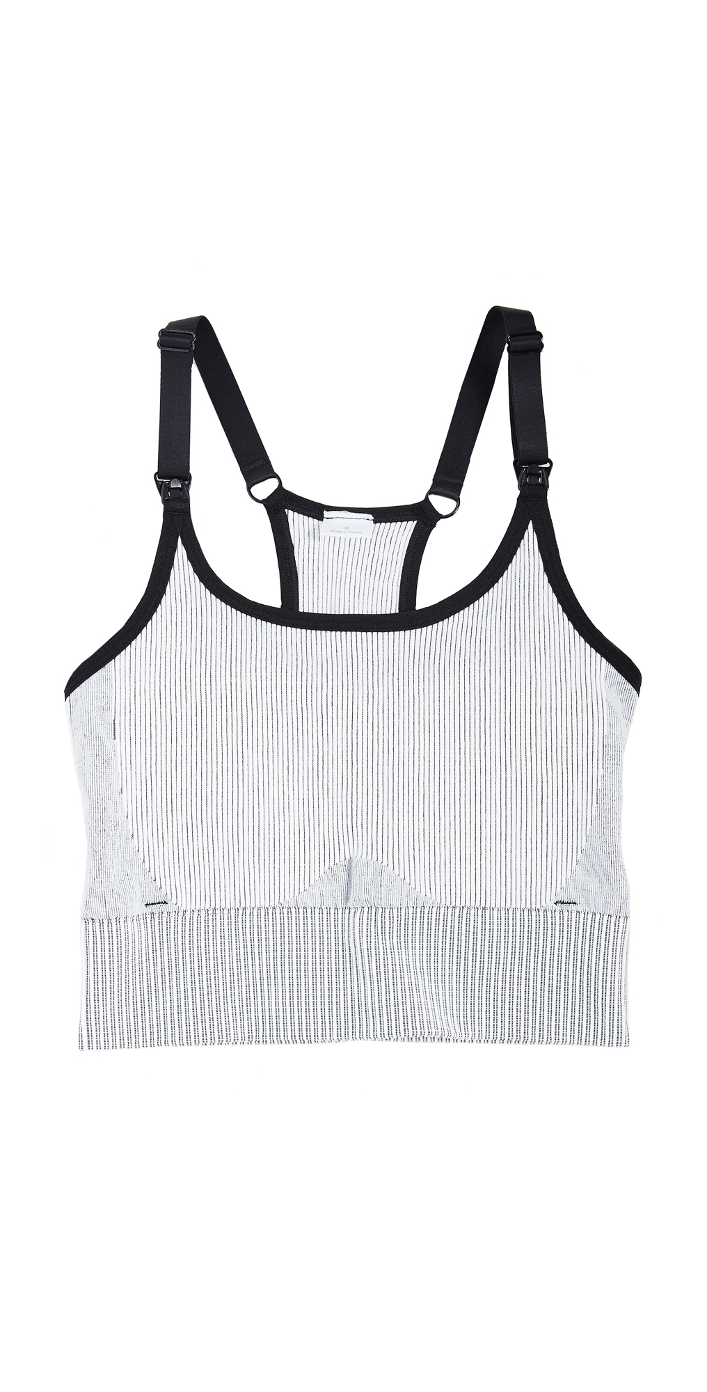Active Seamless Nursing Bra Black/White Combo
