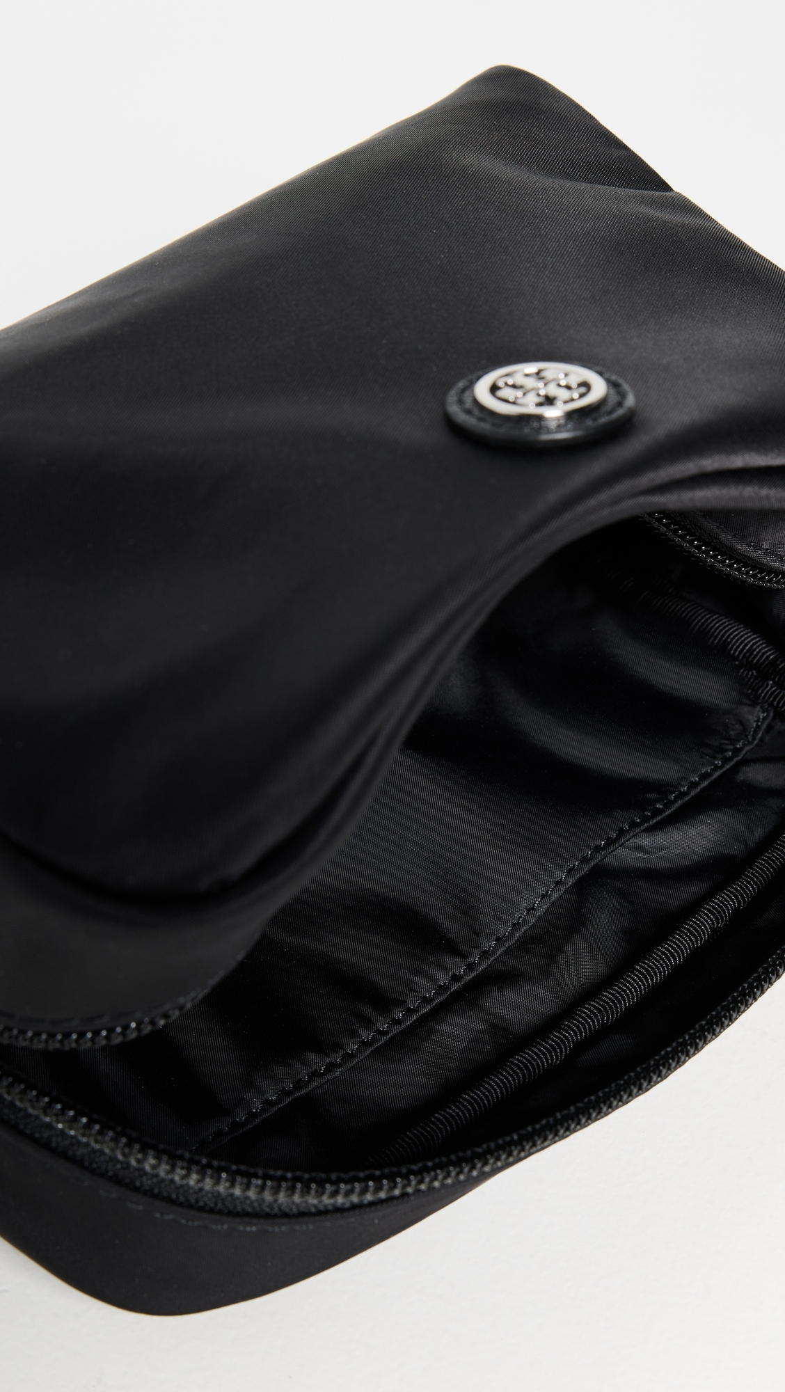 Tory Burch Curved Cosmetic Case Black One Size