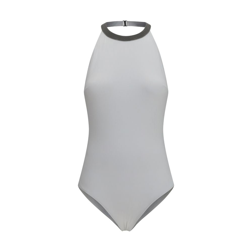One-Piece Swimsuit — White