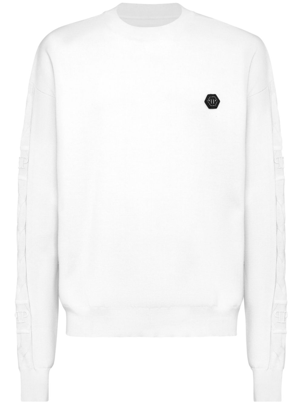 Logo-patch sweatshirt - Black