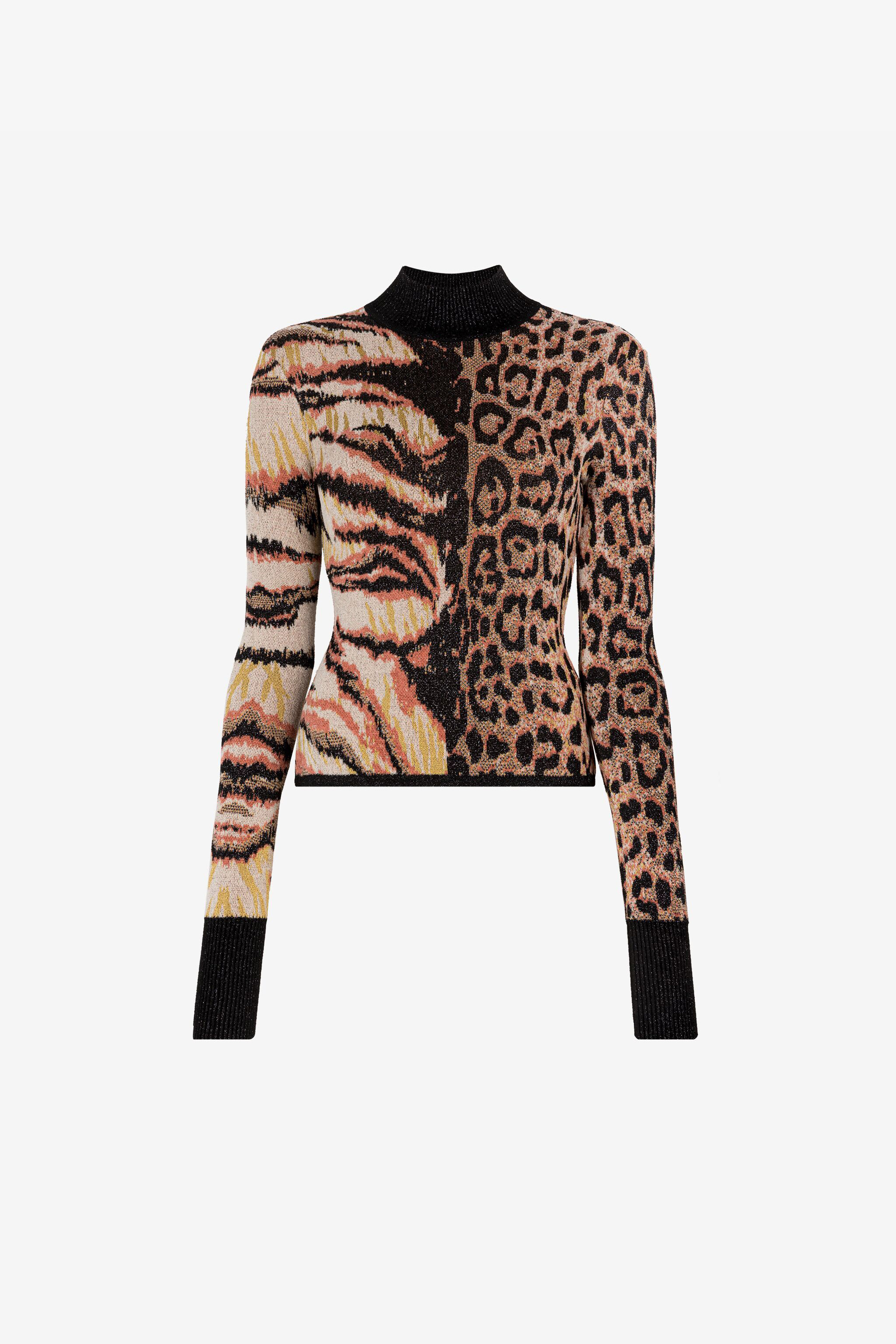 Animalier-jacquard Sweater