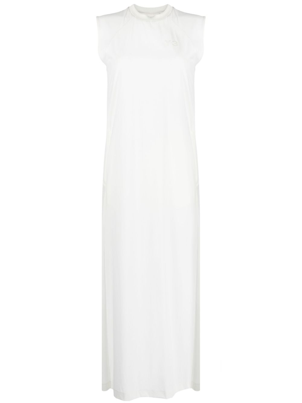 3-stripes sleeveless dress - White