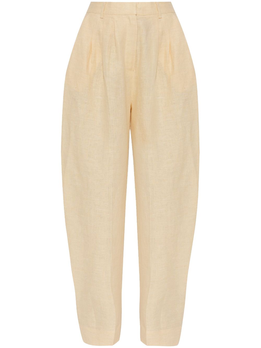 Tailored tapered trousers - Neutrals