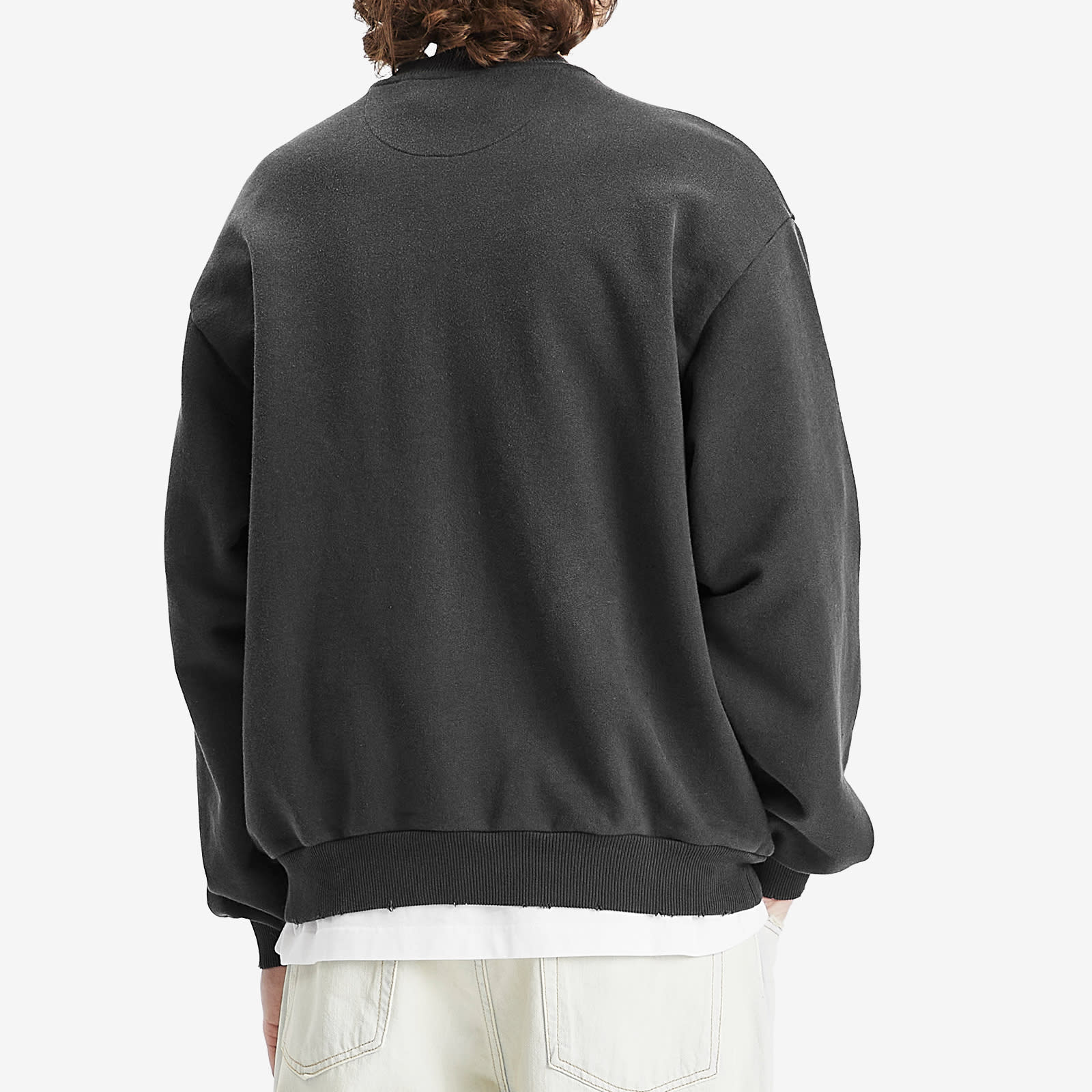 Men's Fiah U Zip 1996 Zip Sweat Bomber Jacket in Black