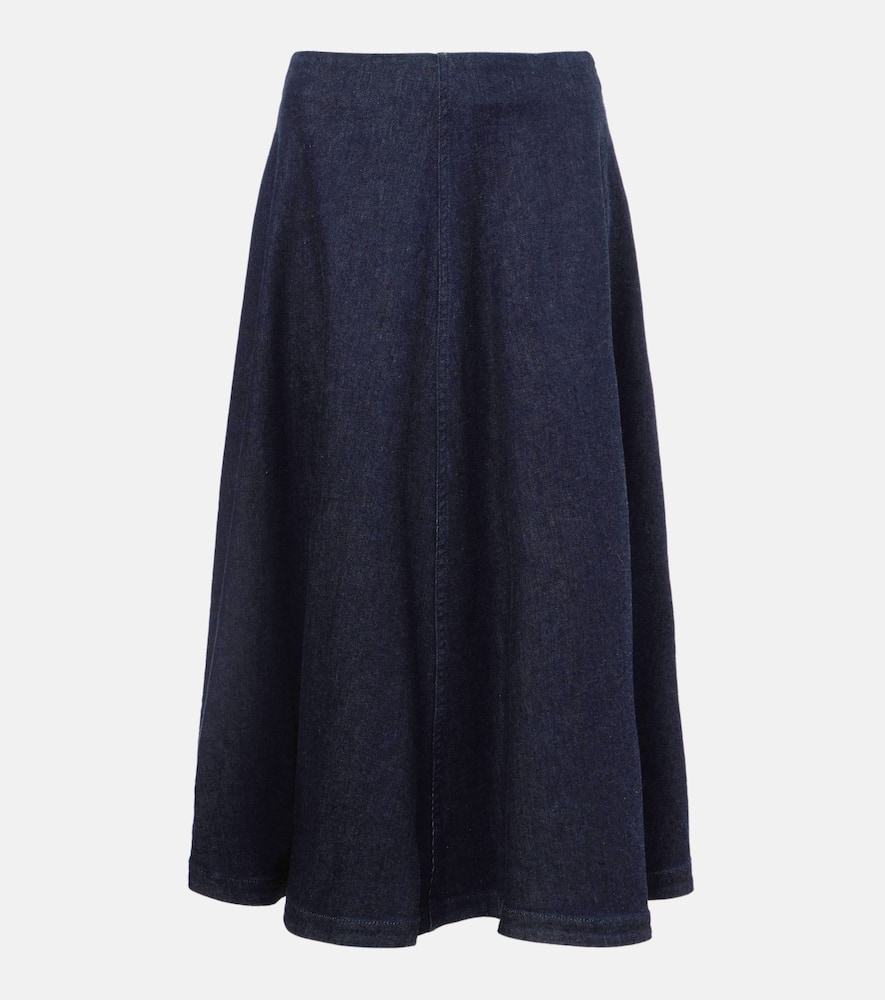 Varda denim midi skirt