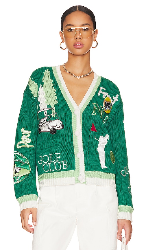 No! Jeans Gone Golfing Cardigan in Green.  5. Also in 1, 2