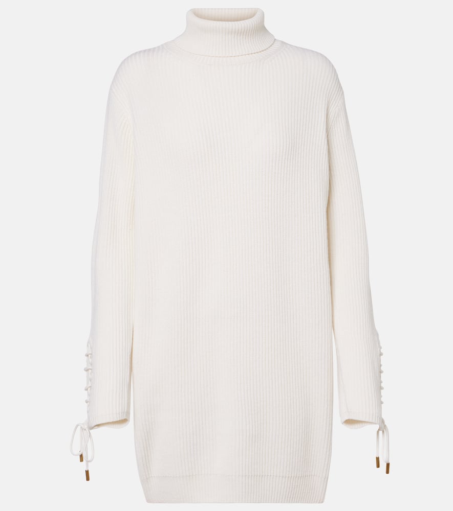 Ghinea wool and cashmere sweater dress