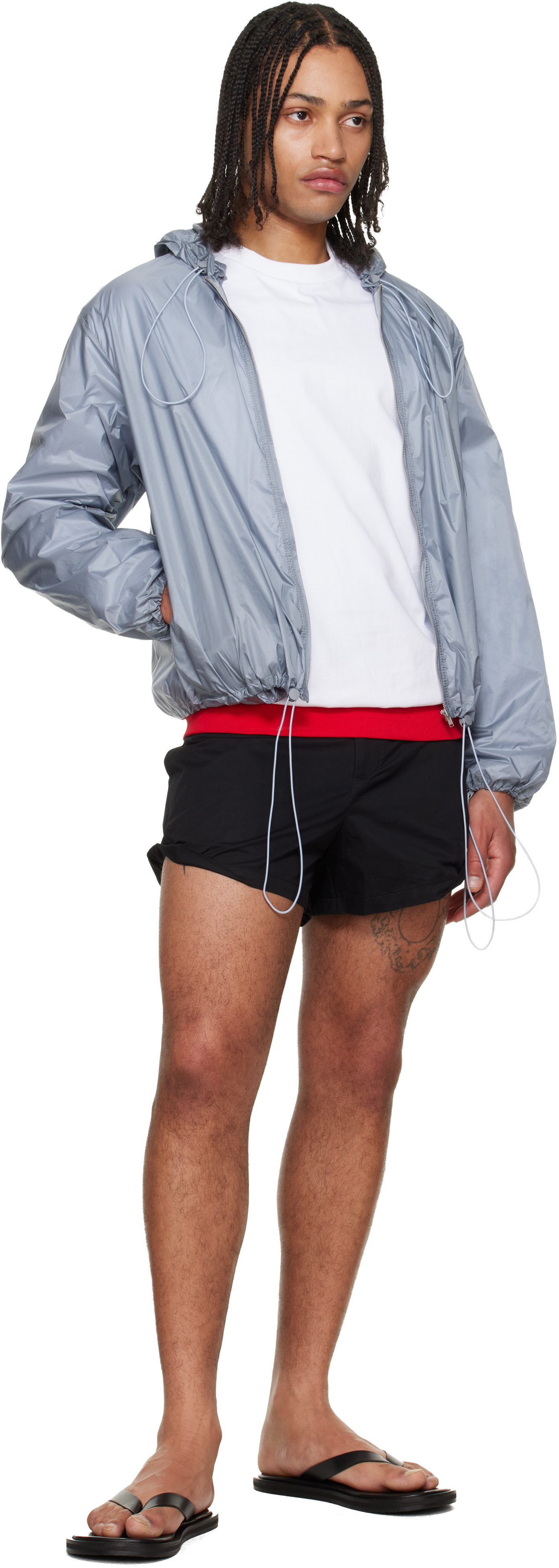 Gray Light-Weight Cord Jacket