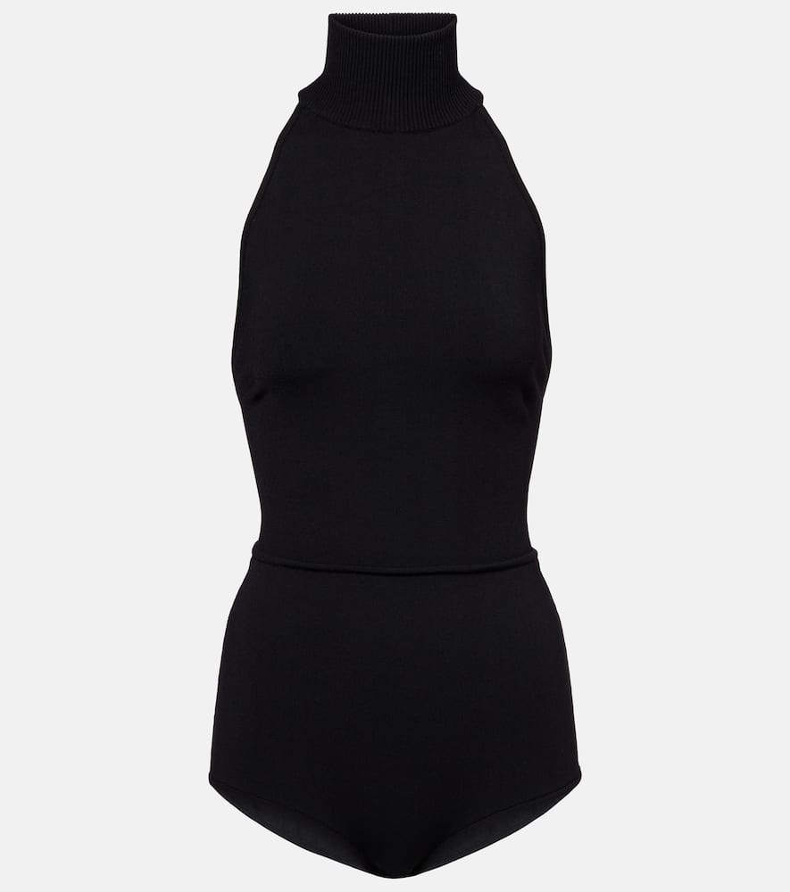 Apogeo knitted turtleneck bodysuit